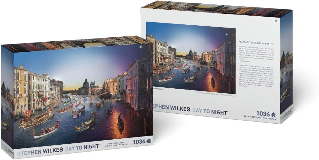 4D Cityscape Puzzle - Stephen Wilkes Regata Storica, Venice, Day to Night, 10004