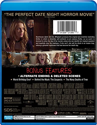 Happy Death Day Blu-ray para tus noches de cine de terror en casa con amigos 3