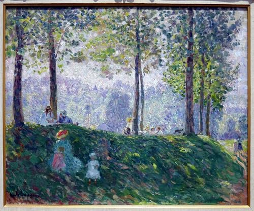 Affiche Henri Lebasque Un après-midi au parc pour une décoration murale de salon élégante