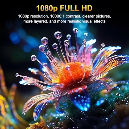 Pericat Projector with WiFi and Bluetooth, Pericat 4K Supported Native 1080P Projector の商品画像 1
