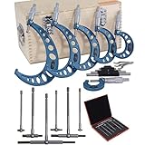 Anytime Tools Micrometer Set 0-6' and Telescoping Bore Gauge Cylinder Measurement