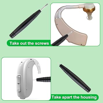 Hearing Aid Cleaning Kit for Oticon/Phonak/Starkey, Pocket Size Tools