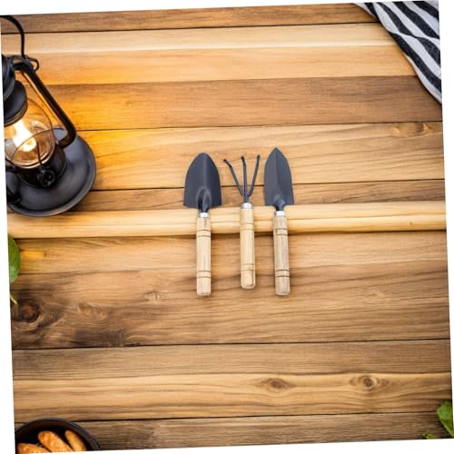 Set de herramientas de jardinería Kisangel 9 piezas miniatura 5