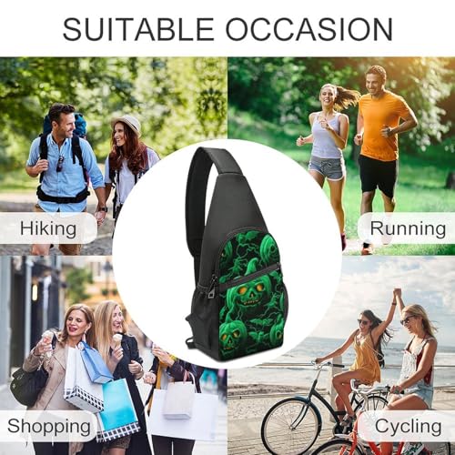 Mochila bandolera ligera para senderismo y viaje miniatura 6