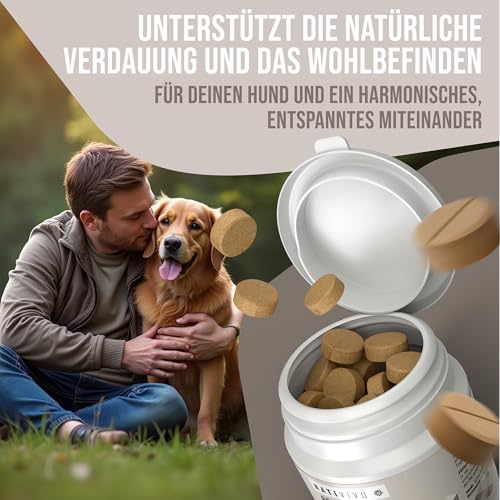 NATIVIVO Probiotika Hund Sodbrennen - Darmkur für Hunde Made in Germany