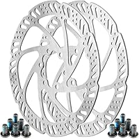 2 Stück Fahrrad Bremsscheibe, Fahrrad Scheibenbremsen, Centerlock Werkzeug Bremsscheibe mit 160mm Scheibenbremse Fahrrad für Mountainbike Rennrad Reiten Fahrrad