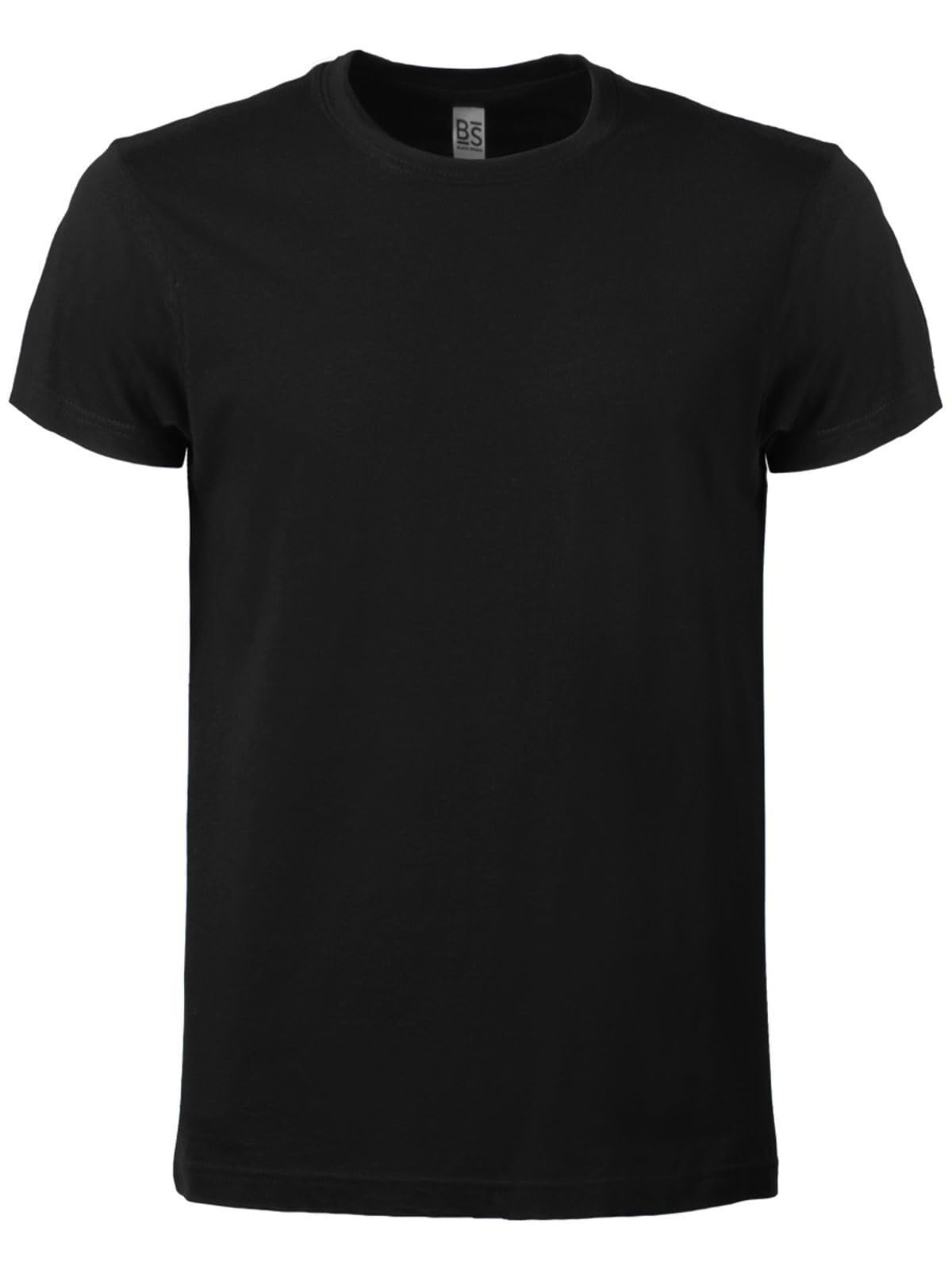 Siry Work T Shirt Uomo - Maglietta Manica Corta Cotone, Tshirt Maglia Maniche Corte da Lavoro, T-Shirt Tinta Unita Stampabili Girocollo, Maglia Basic