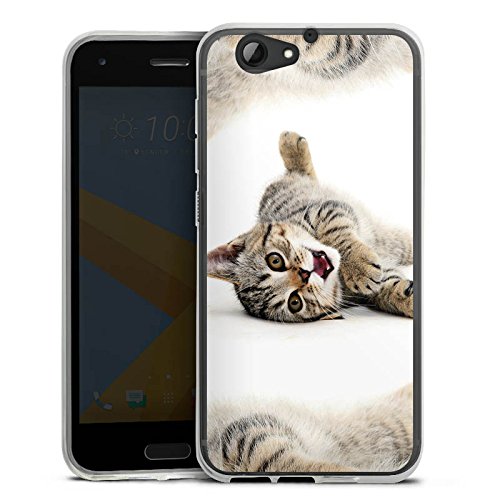DeinDesign Coque en Silicone Compatible avec HTC One A9 s Etui Silicone Coque Souple Chat Animal Domestique