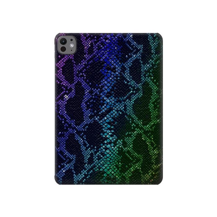 Housse iPad Pro 11 anti rayure étui serpent arc-en-ciel pour protéger l'écran