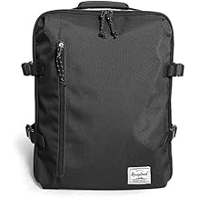 New Business Trip Backpack 21L Flight Approved Carry on Daypack 15-inch Laptop Notebook, Travel Commute Gym Sport, All Black