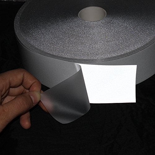 Nastro Riflettente Termoadesivo Argento - Alta Visibilità Per Abbigliamento - Foto 5