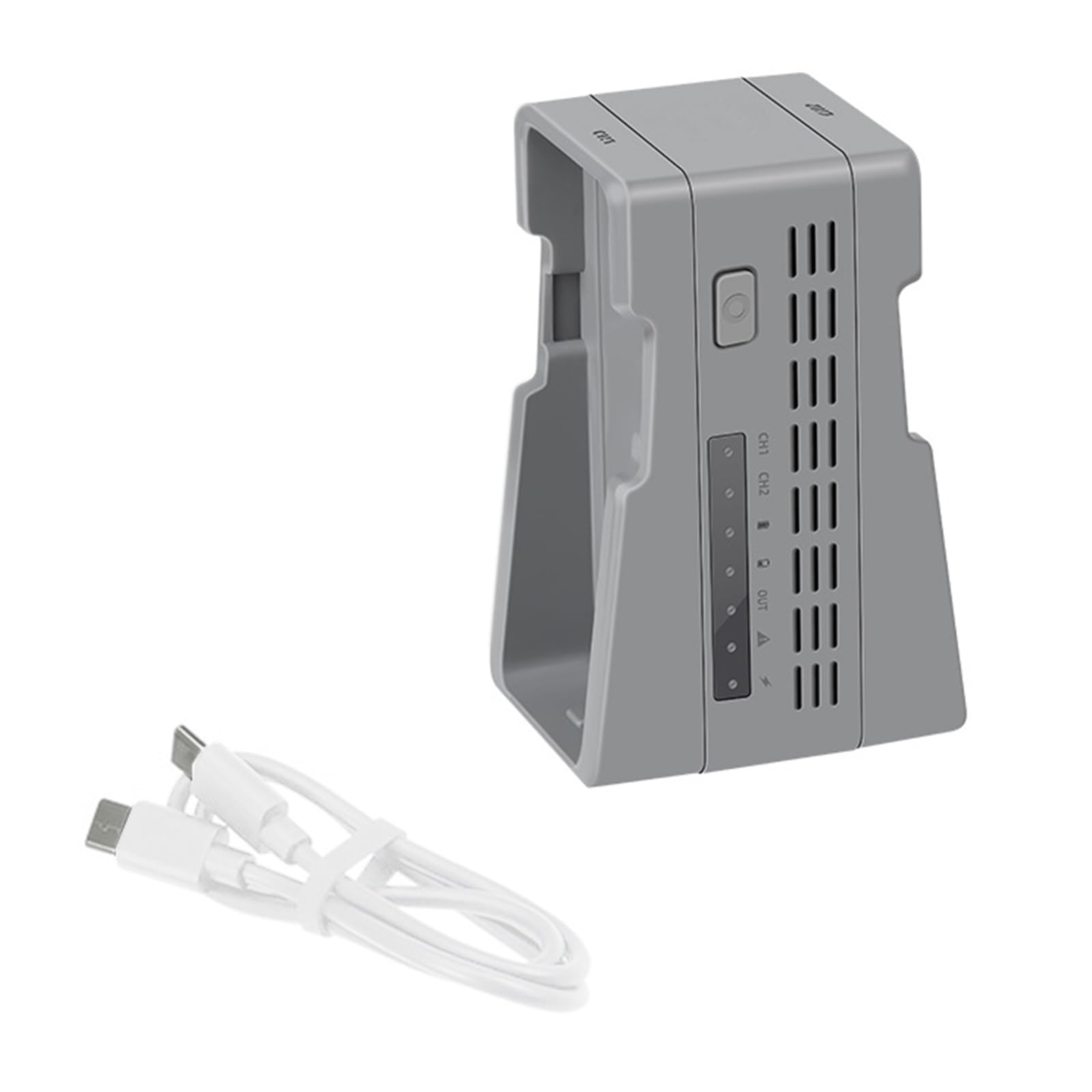 Concentrateur de charge vertical intelligent et rapide pour deux batteries - 7