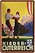 Produktbild Urlaub in Nieder Österreich 20x30 Blechschild 1211