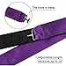Alizeal Solid Self-tied Bow Tie Woven Bow ties for Men, Grape