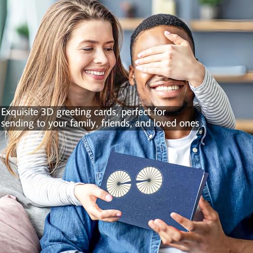 Pop Up Karte Fahrrad, Fahrradkarte, Glückwunschkarte mit Fahrrad in 3D, Popup Glückwunschkarte,Geburtstagskarte für Familien, Ihre Freunde, Klassenkameraden, Lehrer usw