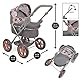509 Crew Doll Stroller Pram 18 Piece Combo Value Play Set, Ages 3+
