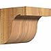 Ekena Millwork COR06X06X06DEL00RWR 6"W x 6"D x 6"H Del Monte Rough Sawn Corbel, Western Red Cedar