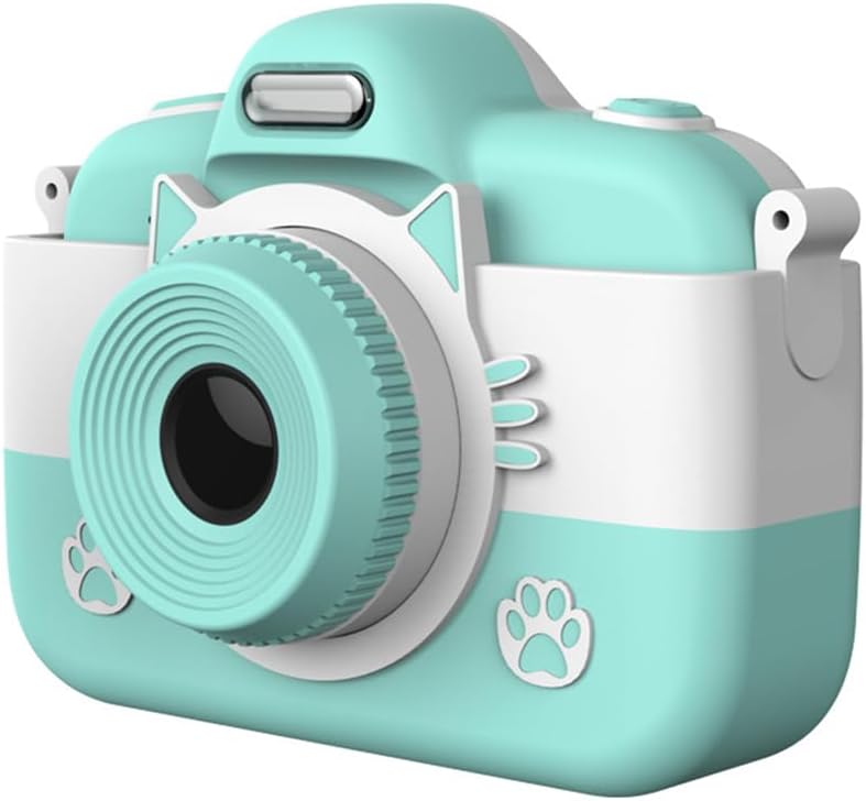Mini Toddler Camera, Toddler Camera for Girls Boys Toys, Full Touch Screen Dual Front and Rear Cameras Delayed Photo, for 3-8 Year Old Boy Girl Birthday Gift,Green