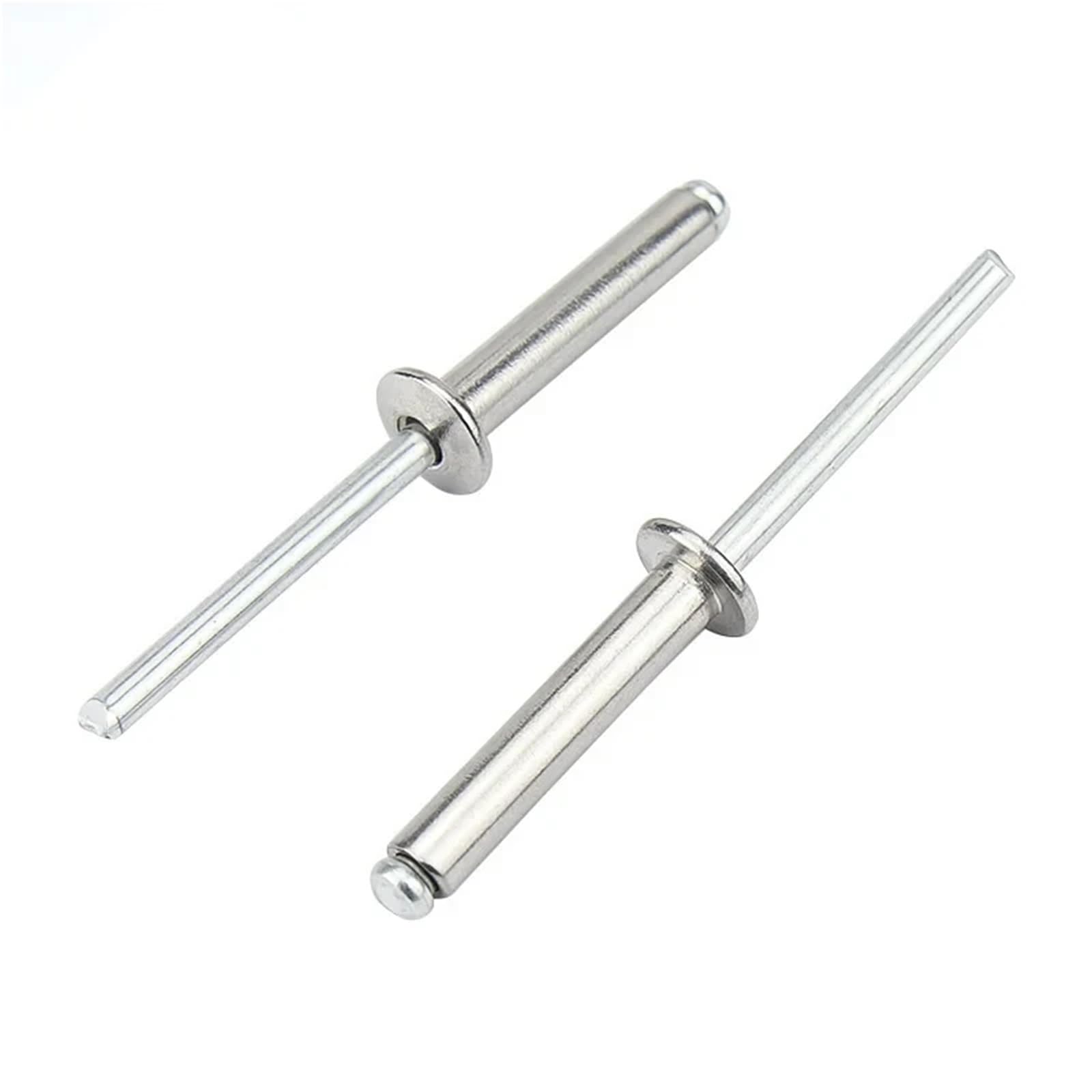 Yangshe 25Mm 500Pcs M4 Pop Rivets Aluminum Dome Head Blind Rivets Steel Mandrel