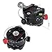 Andoer DH-60 Panoramic Ball Head Indexing Rotator HDR Tripod Head CNC Aluminum Alloy Max. Load 33Lbs for Canon Nikon Sony DSLR Camera