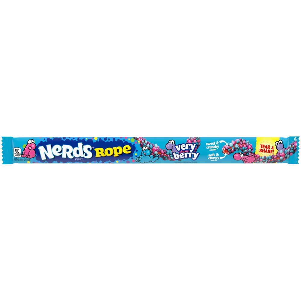 Wonka NERDS Very Berry Rope od WONKA 26G - AMERYKAŃSKA CZARNA - 6 OPAKOWAŃ