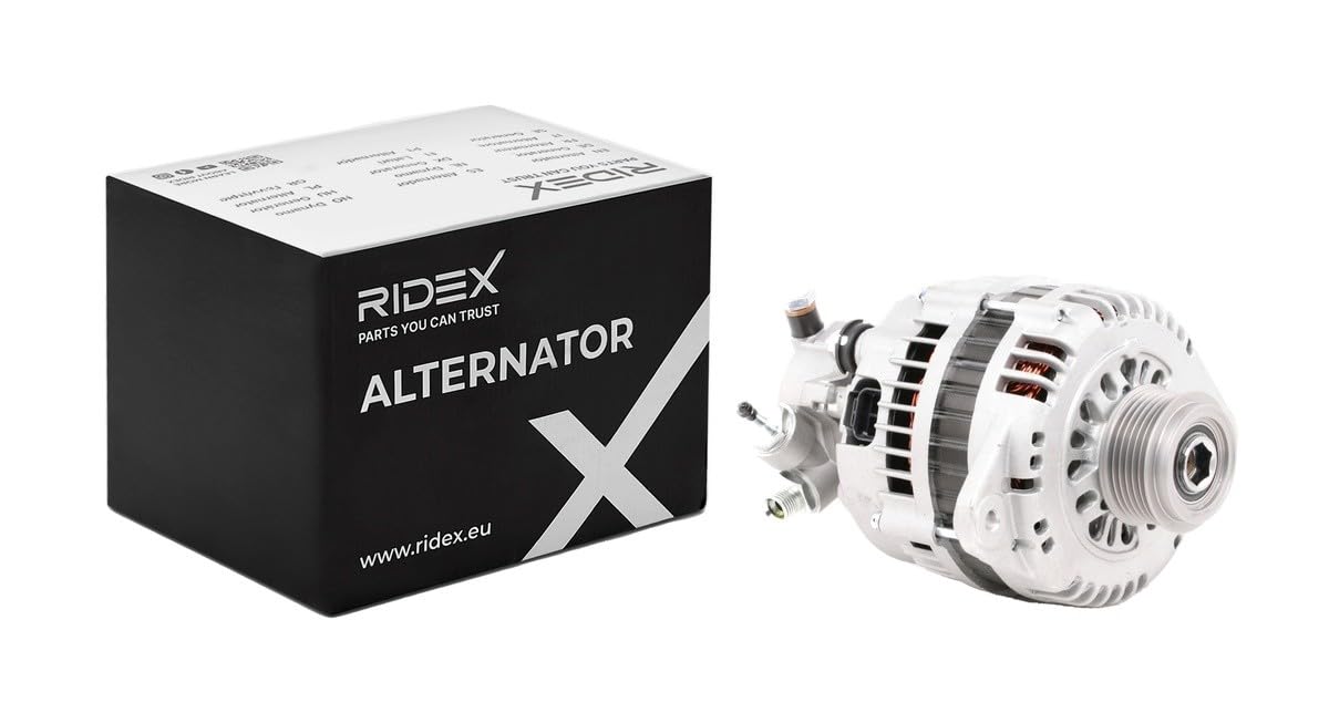 RIDEX Alternateur 12V, 110A, C1530090 1204618 95520888 Compatible avec OPEL Meriva A X03 Corsa C 3/5 portes X01 Astra H 3/5 portes A04 Astra H GTC A04 Astra H Caravan A04