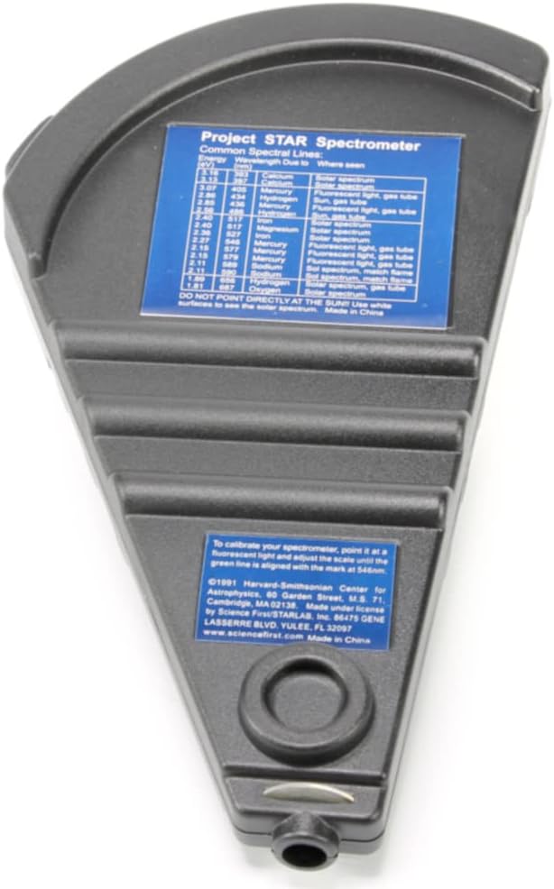 Project Star Precision Spectrometer, Spectra Observation Instrument with Built in Chart, 31 x 18 cm