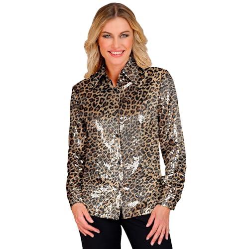 W WIDMANN MILANO Party Fashion - Chemisier Ă Paillettes pour Femme
