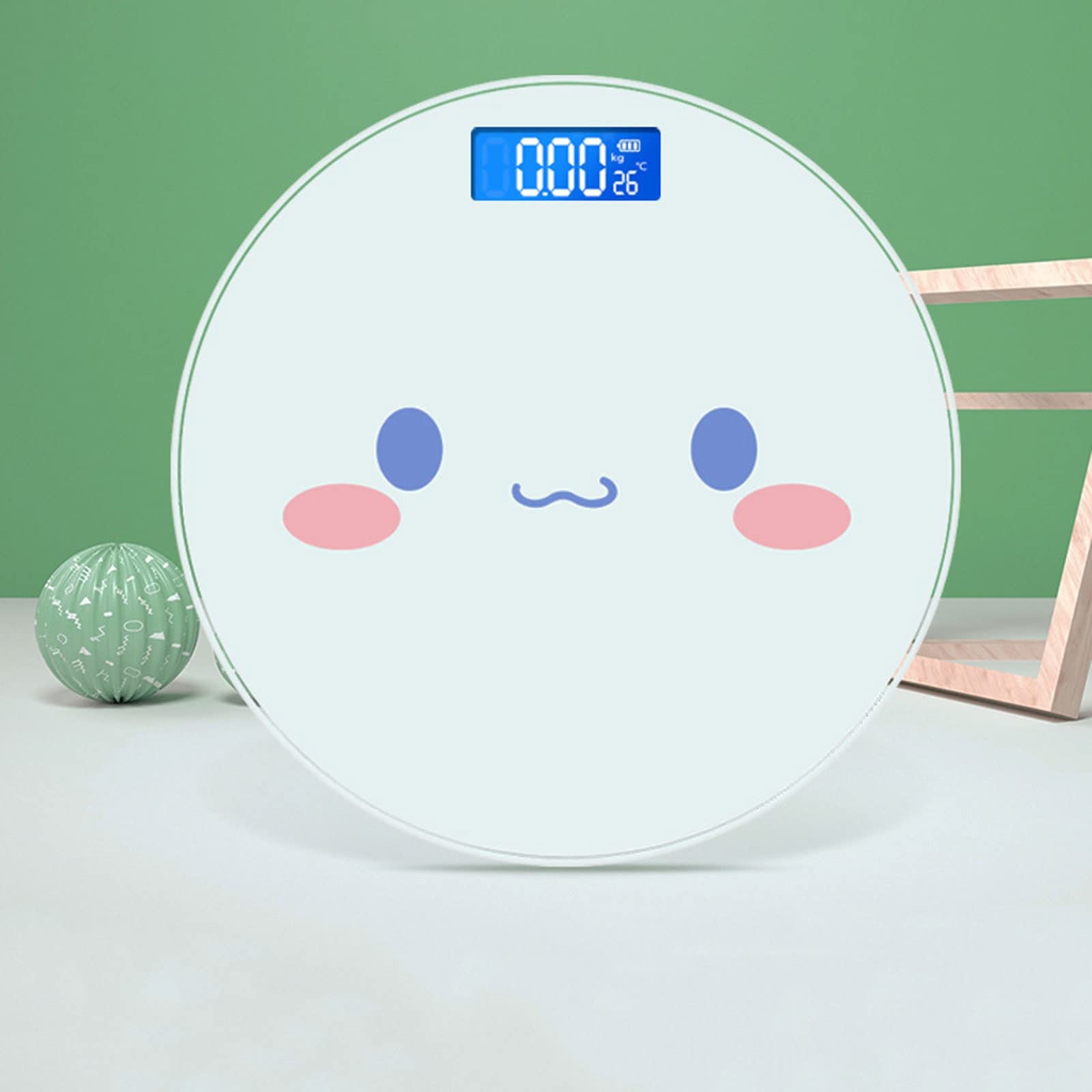 JINGYAN Básculas digitales Bathroom Cartoon Home Supplies Weighing Scale Wands Girls Gift(Usb)