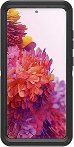 OtterBox Samsung Galaxy S20 FE 5G (FE ONLY - Not Compatible with Other Galaxy S20 Models) Defender Series Case - Black, Rugged & Durable, with Port Protection, Includes Holster Clip Kickstand