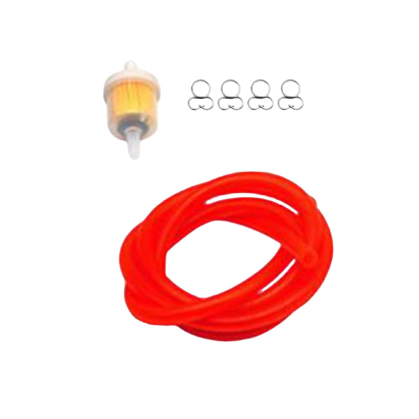 JAZZY PEARLS Fuel Switch Valve Hose Line Easy Installation Accessories for Go Karts Red-image-18