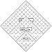 Bloc Loc~Half Square Triangle Ruler Set #5-4.5"5.5",6.5", Acrylic Ruler