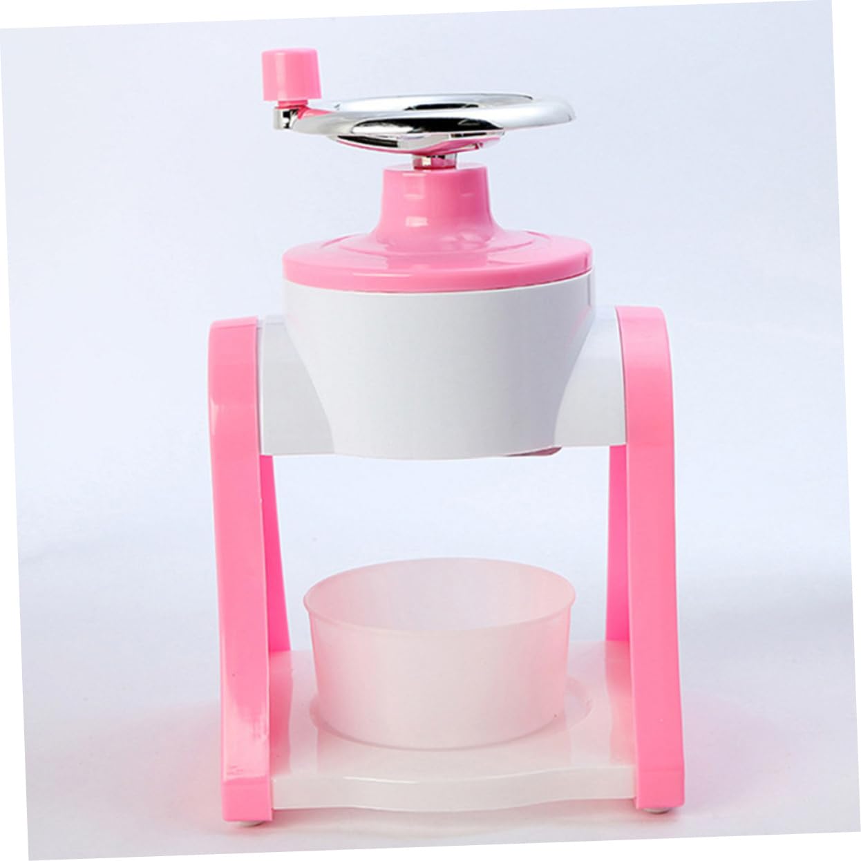 Beatifufu 1Pc Manual Ice Crusher Compact Home Use Ice Shaver for Desserts Quick and Easy Operation No Electricity Needed for Shaved Ice and Cones Lightweight Design
