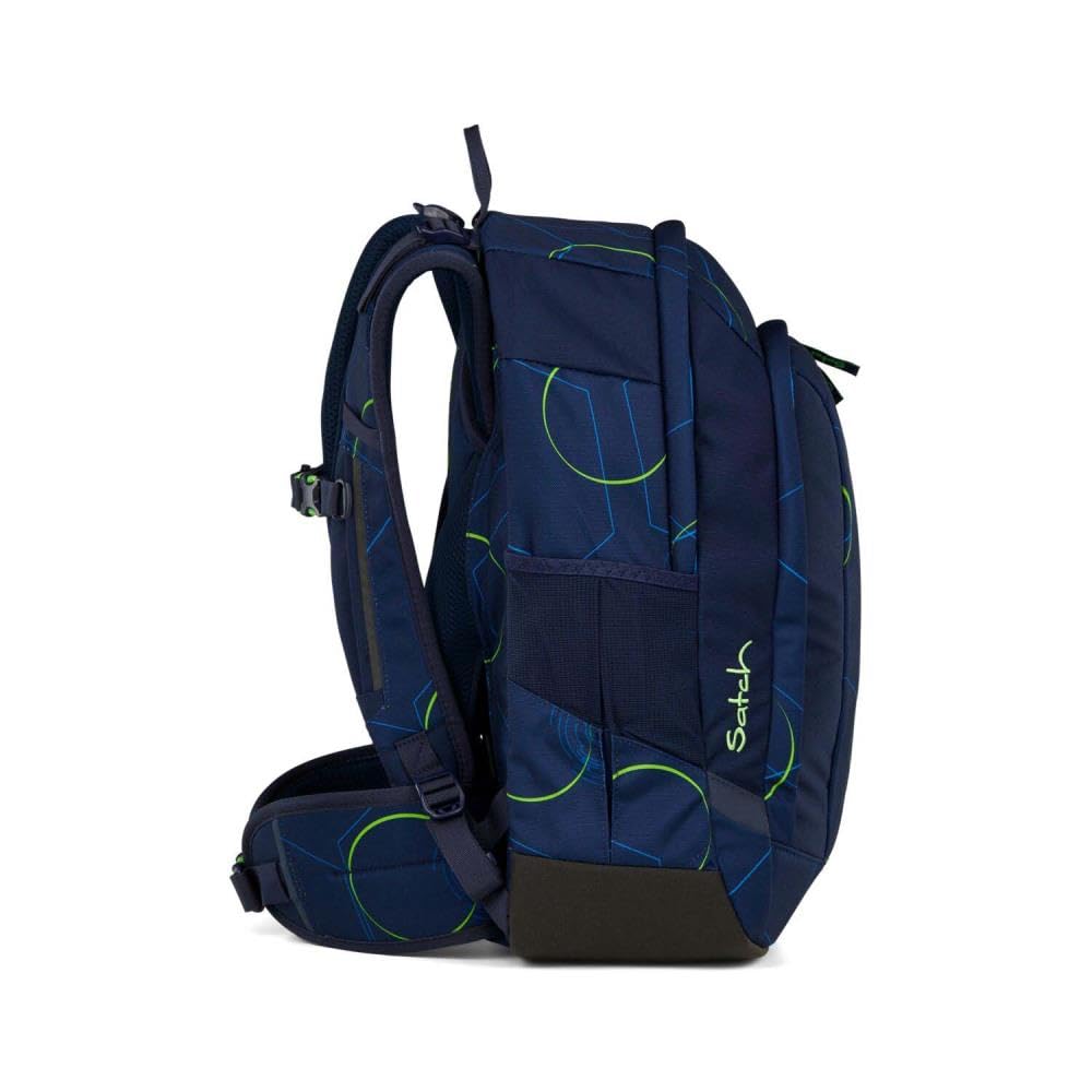 Satch Air Schulrucksack Set 3tlg. inkl. Schlamperbox und Sportbeutel (Blue Tech)