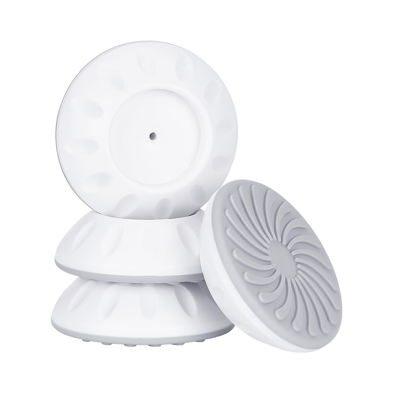 Baby Gate Extender, Baby Gate Wall Protector, Protect Walls & Doorways from Pet Gates, Dog Gates, for Child Pressure Mounted Baby Gate for Stairs, Round Guard, No Screw Need, White, 4 Pack