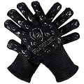 Grill Armor Oven Gloves – 932°F Heat, Fire & Cut Resistant Mitts for BBQ, Grill, Cooking, Grilling, Baking, Smoker & Fire Pit