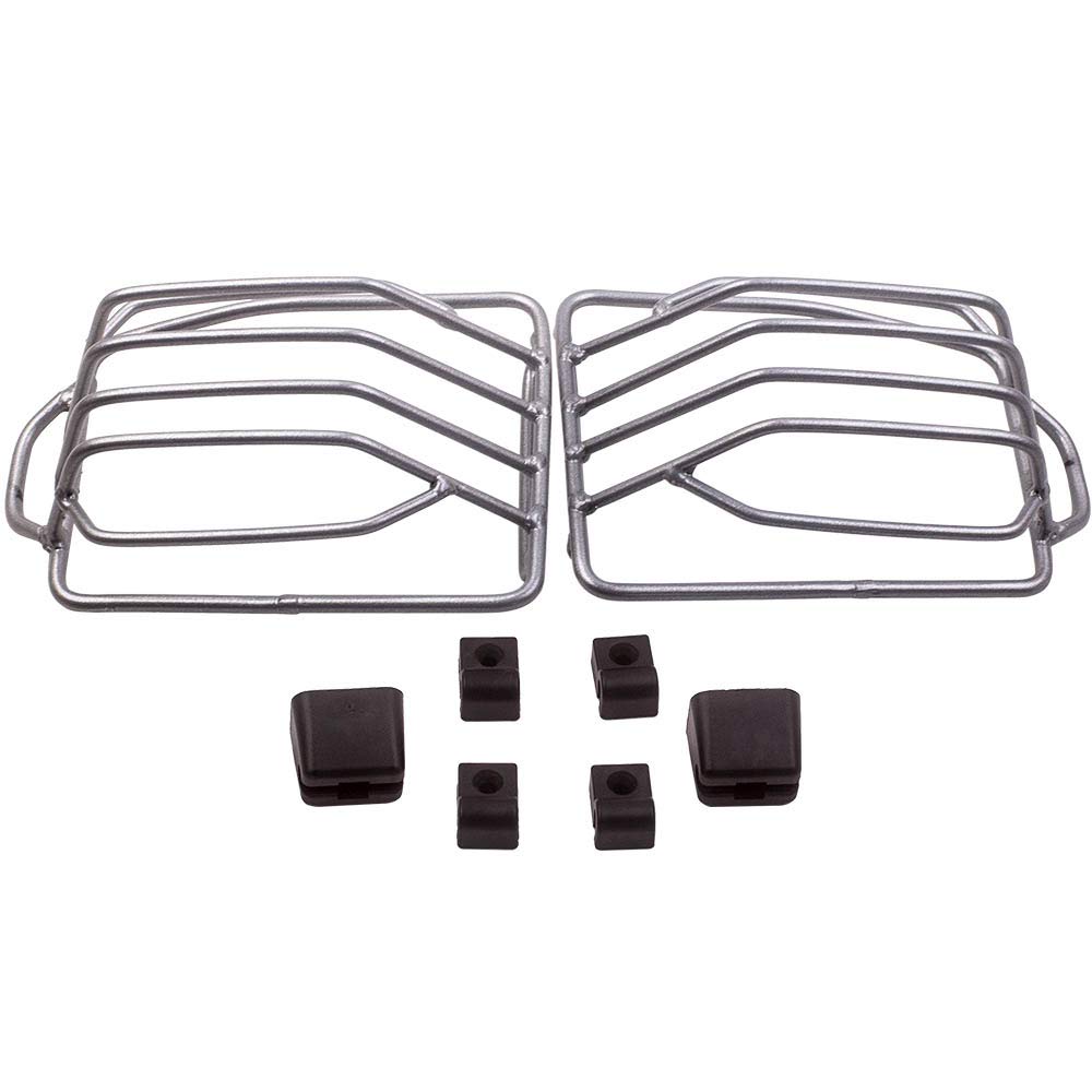 maXpeedingrods 2 rejillas de protección de intermitentes de acero Acero para Mercedes-Benz Clase G W460 W461 W463 Front Blinker Protección Cubierta
