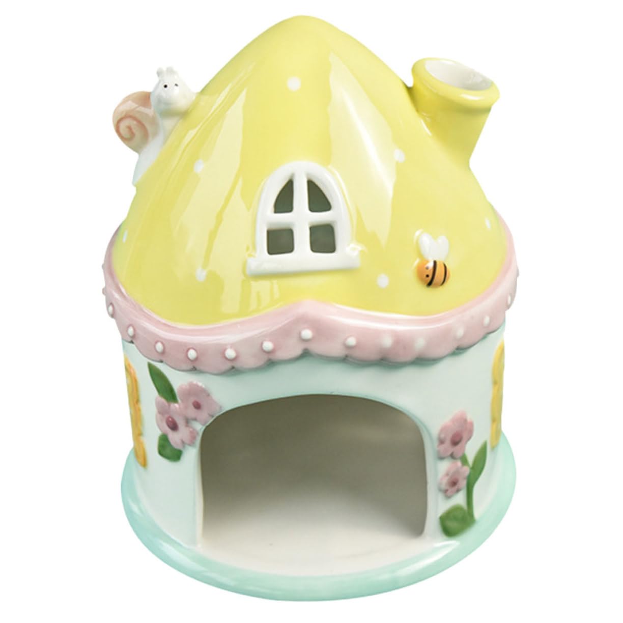 BESPORTBLE Ceramic Castle Nest Guinea Pig Cages Decorative Hamster House Small Pet Hideout