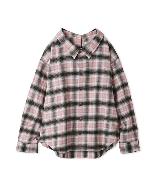 Amazon | [フレイ アイディー] オフショルオーバーネルシャツ