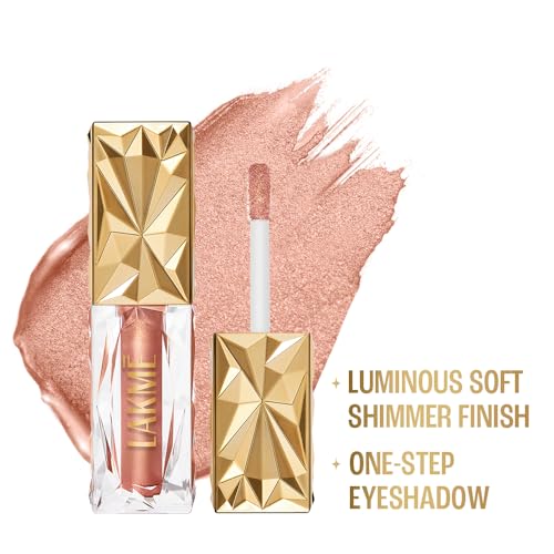 Image of Lakme Be-jewel Satin Eye Tint |One-Step Liquid Eyeshadow | Air light Mousse Texture - 01 Quartz 4.5ml