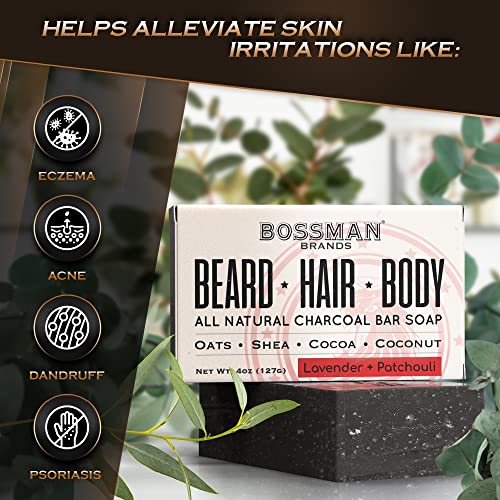 Bossman Men’s Bar Soap (Lavender And Patchouli, 3 Pack) #TOP7