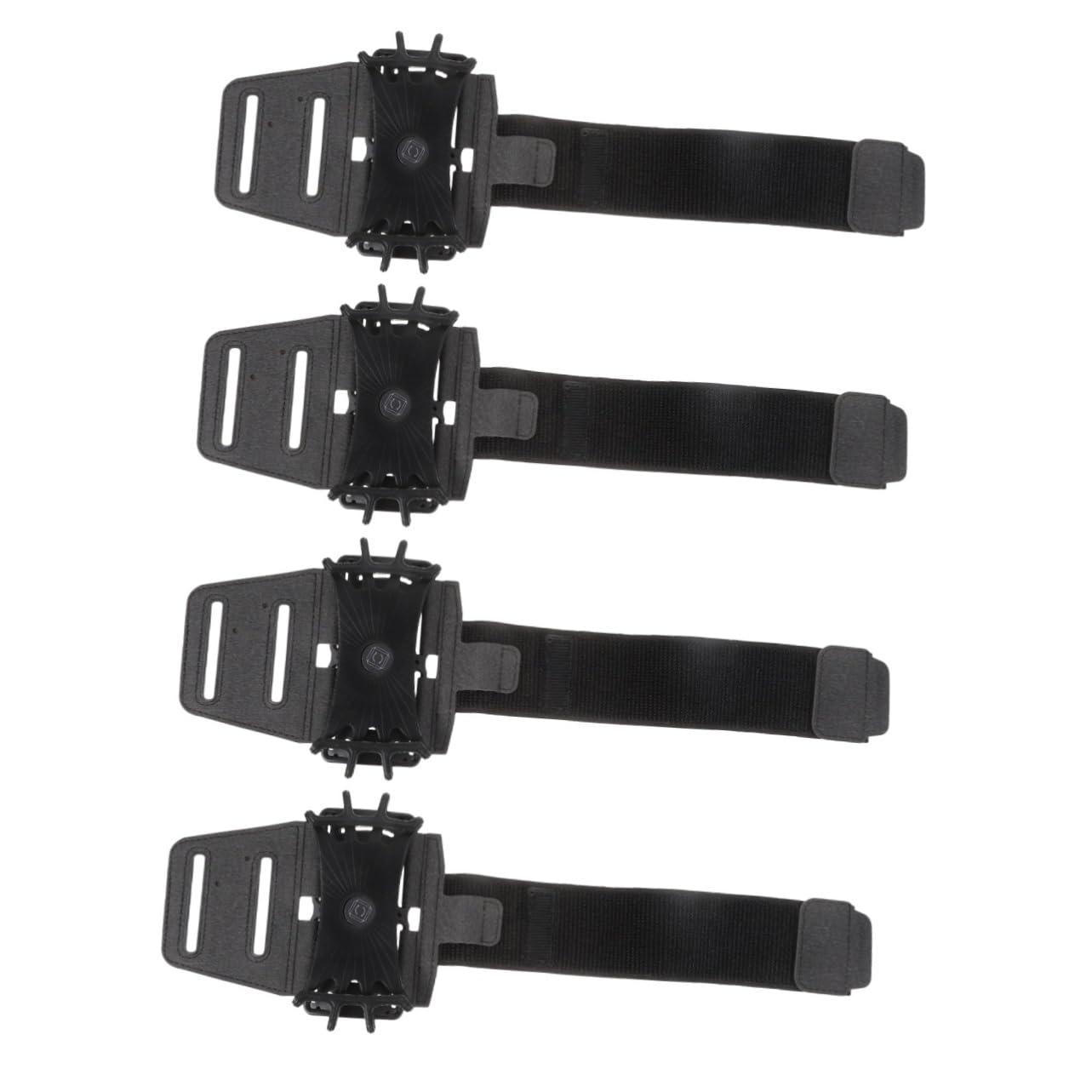 Mikikit 4pezzi Bracciale Per Telefono Sportivo Con Rotazione Di Gradi Armband Per Corsa e Allenamento Compatibile Con Dispositivi Mobili Elegante
