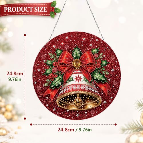Kit peinture diamant de Noël Lebartm double face étincelant pour adultes - 4