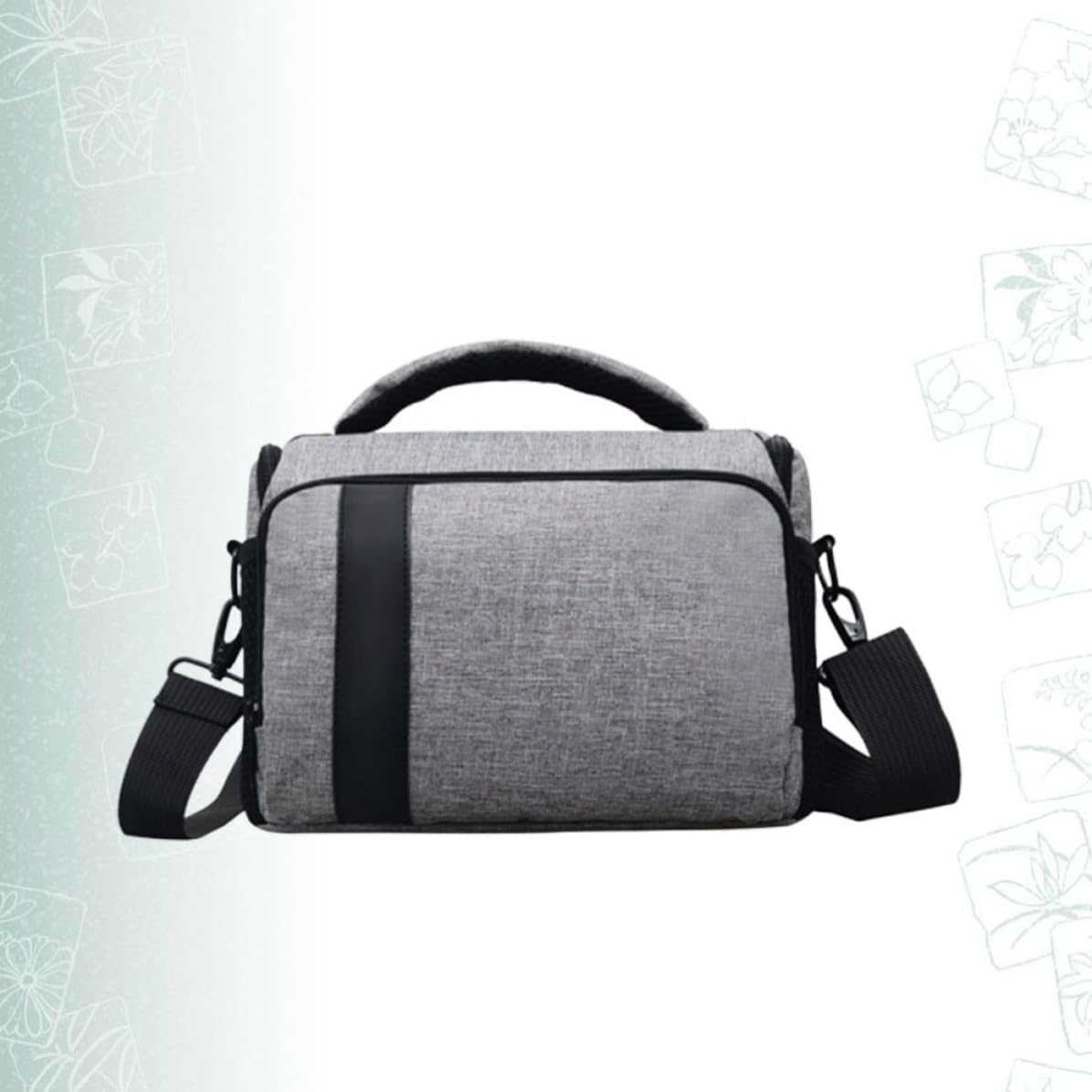 Portable Camera Shoulder Bag, Canvas DSLR Case with Impact Protection image 5
