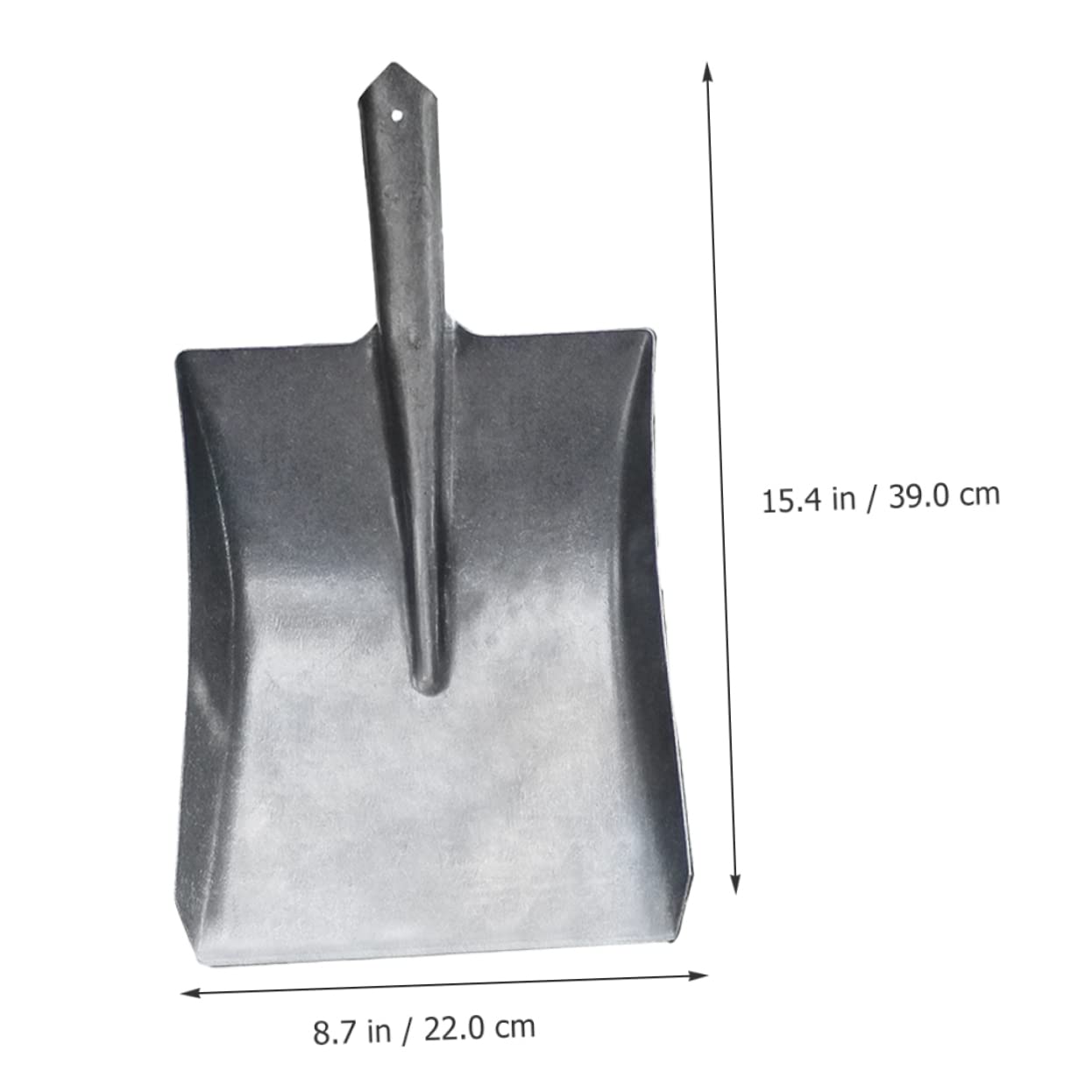 Balacoo Compost Shovel Hand Tools Outdoor Shovel Professional Ice Remover Farm Spade Convenient Ice Shovel Planting Tools Accessories Garden Shovel Replacement Head Snow Shovel Steel Metal