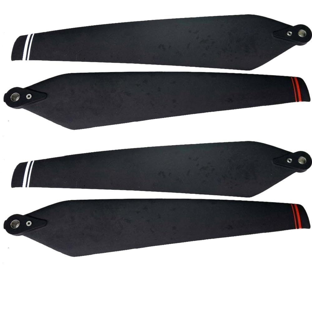 Adatto for 4718 CW pale eliche pieghevoli V40/P80/P100 protezione delle piante UAV pale in fibra di carbonio RC aeroplano 2 pezzi (una coppia)