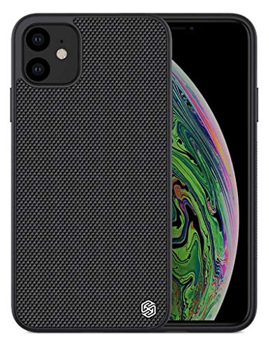 Image of Nillkin Case for Apple iPhone 11 (6.1 inch Inch) Textured Series Nylon Fiber Tough & Durable PC + TPU Material Luxury Protect Black