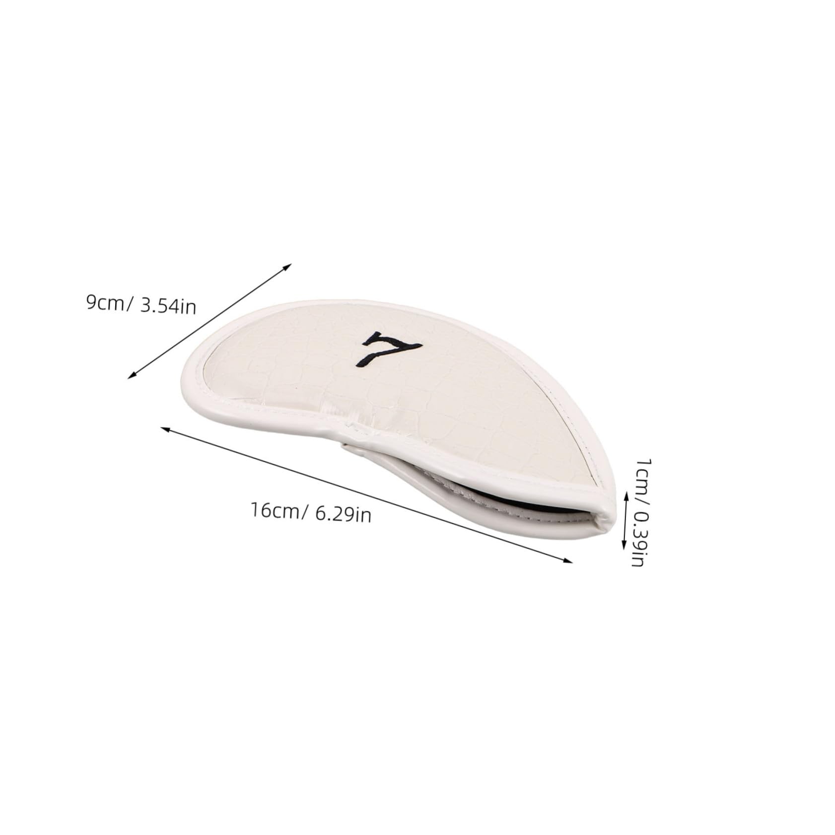 12 Piezas Fundas de Golf para Palos de Protectores de PVC con Textura de Cocodrilo Cubiertas para Driver Fairway y Putter Seguro y Resistencia al Desgaste