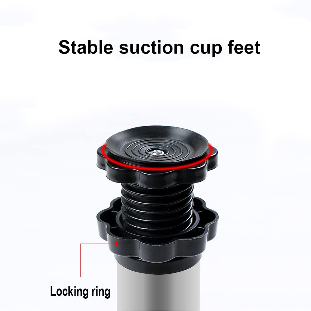 Accesorios para secadoras, lavadoras y bases de frigorífico Patas regulables en altura 10/15/20/25cm Patas de acero inoxidable regulables de 3cm con ventosa de goma (2,15cm) (4 15cm) (4 10cm)