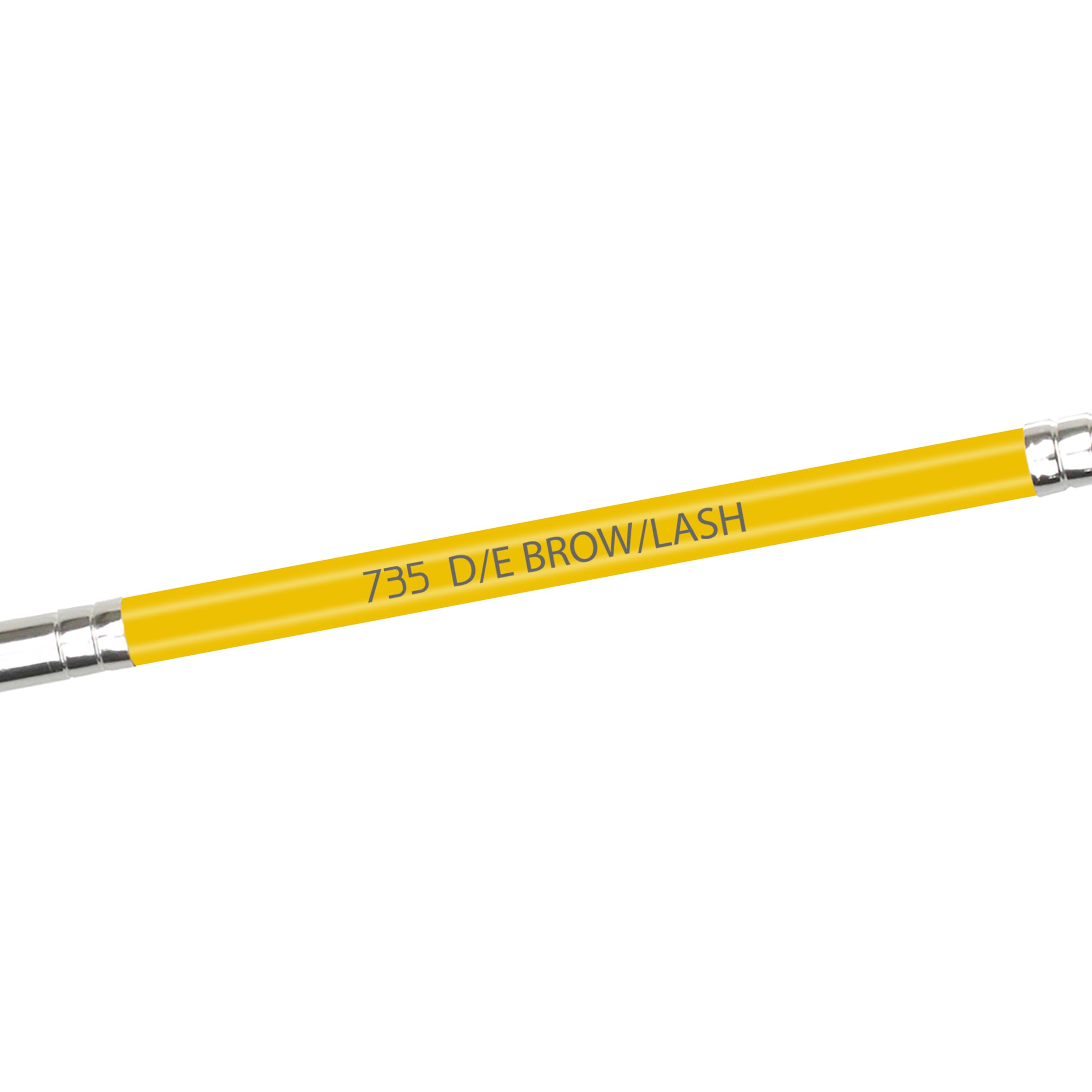 Bdellium Tools Profesjonalny antybakteryjny pędzel do makijażu Studio Line dwustronny brąz/rzęsy